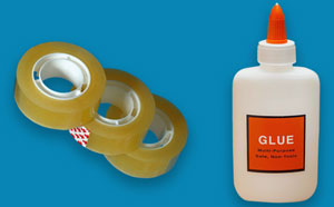 Tape-&-Glue Glue & Tape