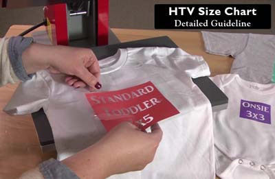 HTV Size Chart: Guideline