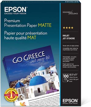  Epson Premium Presentation Paper MATTE