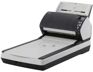 Fujitsu fi-7260 ADF + Flatbed Professional Scanner, Gray + Black 