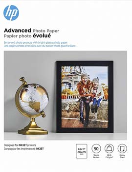 HP Glossy Advanced Photo Paper for Inkjet