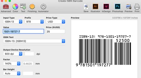 Mac Barcode Label