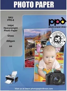 PPD Inkjet Glossy Heavyweight Photo Paper