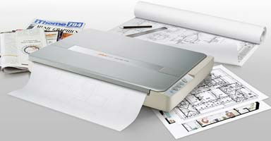Plustek Optic Slim 1180 Flatbed Scanner, White