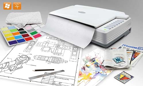 Plustek-OpticPro-A320L---A3-CCD-Graphic-Flatbed-Scanner,-White Plustek OpticPro A320L - A3 CCD Graphic Flatbed Scanner, White
