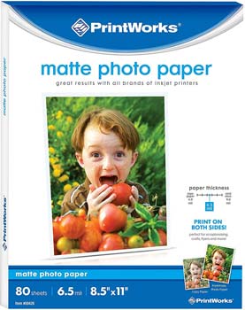 Printworks Matte Photo Paper for Inkjet Printers