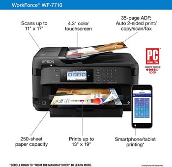 WorkForce WF-7710 Wireless Wide-format Color Inkjet Printer