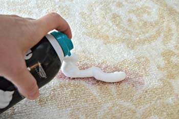 shaving cream to cleen Printer Ink From Carpet