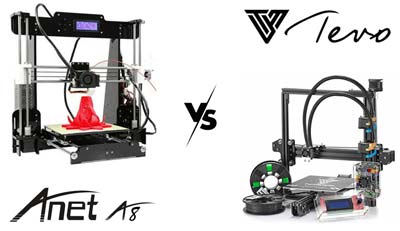 Anet A8 Vs Tevo Tarantula