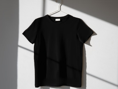 plain black tshirt