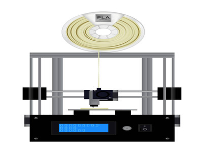 In 3D printing, the filament is the material that you use as your ink.